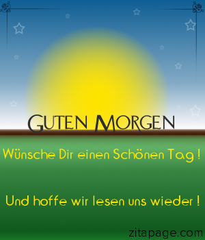 Guten Morgen 