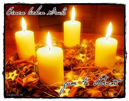 4. Advent GB Pics - Gstebuch Bilder - einen_lieben_gruss_zum_4_advent.jpg