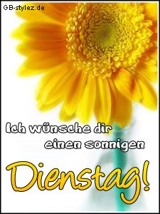 Dienstag GB Pics - Gstebuch Bilder - 11-sonnenblume-sonnigen-dienstagwww.gb-stylez.de.jpg