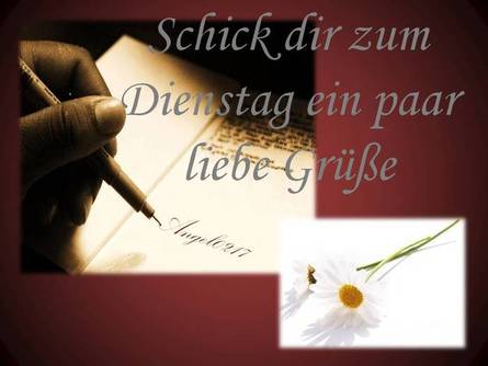 Dienstag GB Pics - Gästebuch Bilder - Liebe-Gruesse-zum-Dienstag.jpg Dienstag GB Pics - Gästebuch Bilder - Liebe-Gruesse-zum-Dienstag.jpg