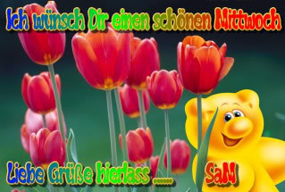 Mittwoch GB Pics - Gstebuch Bilder - tulpen-blumen-gummiebaerchen.jpg