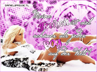 Single GB Pics - Gästebuch Bilder - meine_freiheit_ist_viel_schoener_als_jeder_boy_auf_der_welt.gif Single GB Pics - Gästebuch Bilder - meine_freiheit_ist_viel_schoener_als_jeder_boy_auf_der_welt.gif