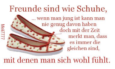 Weisheiten GB Pics - Gstebuch Bilder - freunde-sind-wie-schuhe.jpg