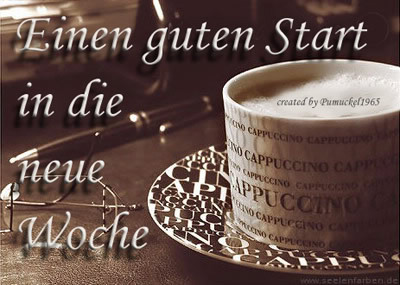 Wochenanfang GB Pics - Gstebuch Bilder - cappucino.jpg